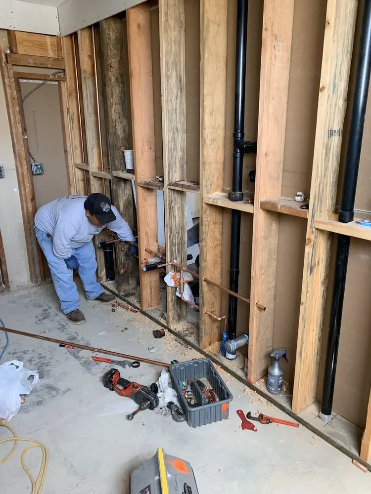 Commercial rough-in plumbing for Commercial Plumbing in Ashburn Village